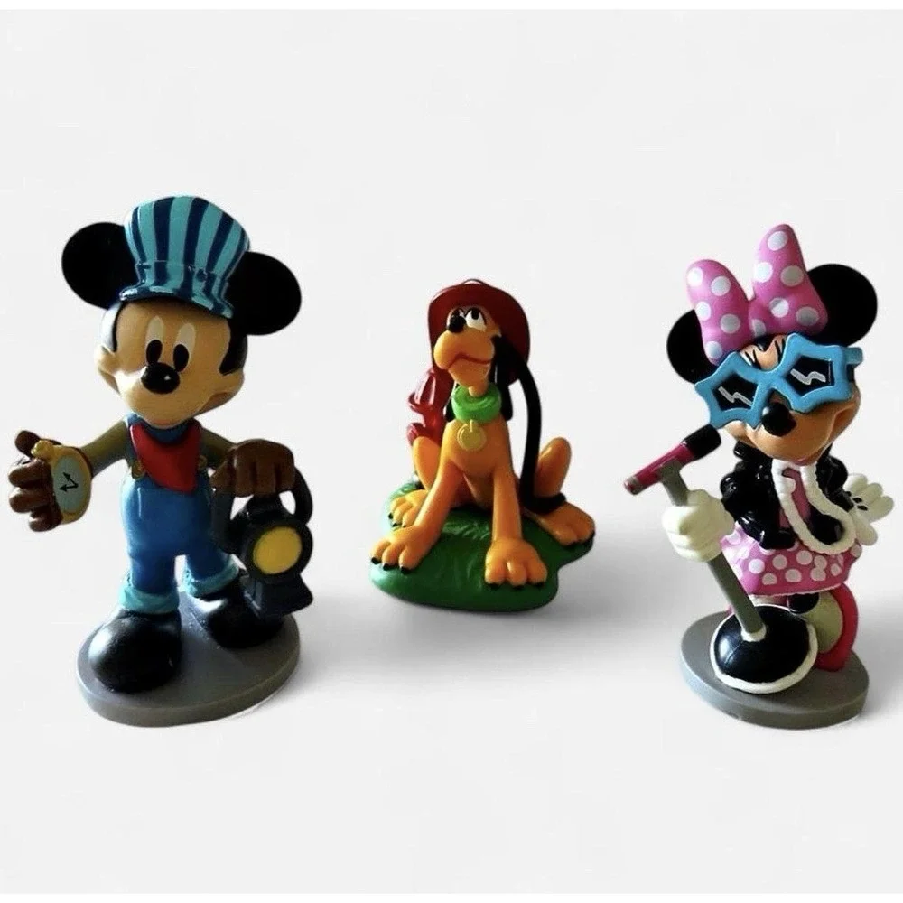 Disney Mickey Mouse Clubhouse Mickey + Gang PVC Figurine/Cake Topper Lot of 9